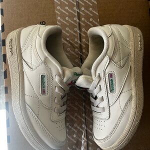 Kid’s Reebok Cream Sneakers